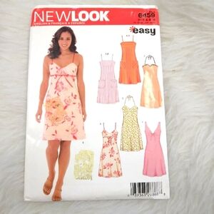 NEW LOOK 6459 Size 8-18 Misses' Dress In 6 Variations, EASY!